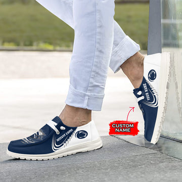 NCAA Penn State Nittany Lions Custom Name Hey Dude Shoes 06