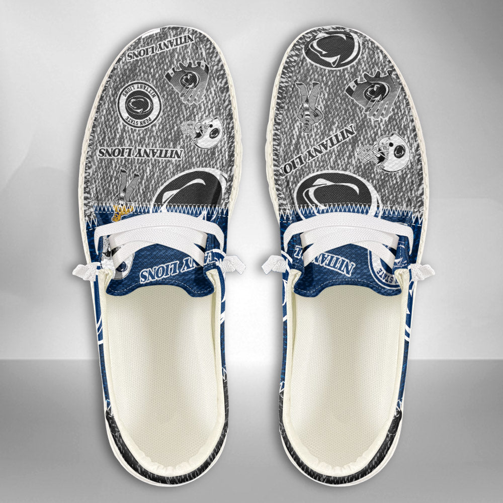 NCAA Penn State Nittany Lions Custom Name Hey Dude Shoes 08 M79