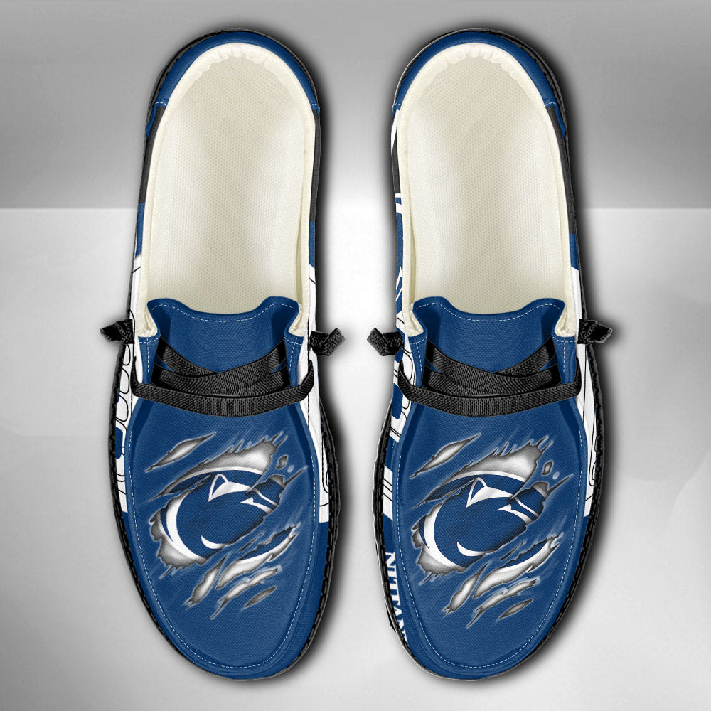 NCAA Penn State Nittany Lions Custom Name Hey Dude Shoes 11 M79