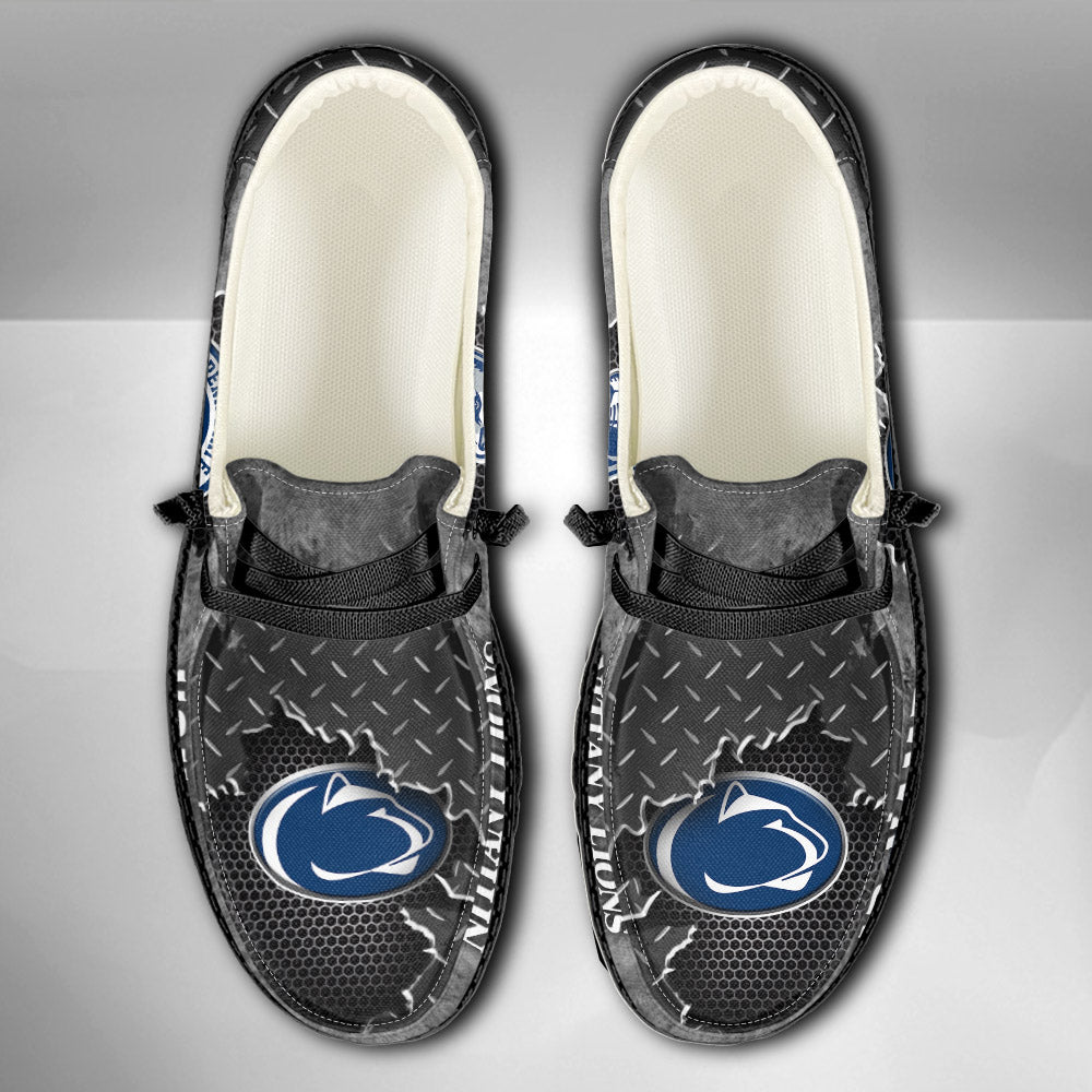 NCAA Penn State Nittany Lions Custom Name Hey Dude Shoes 15 M79