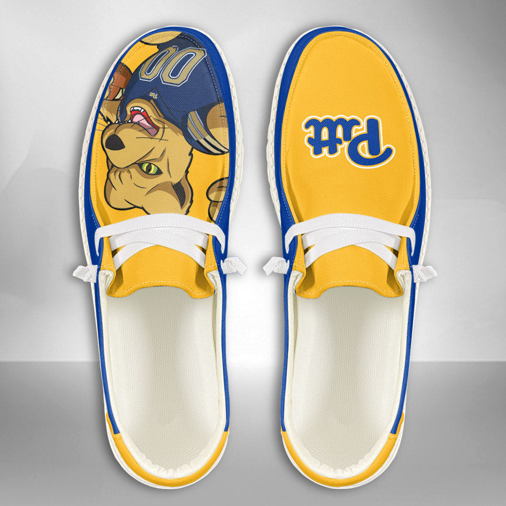 NCAA Pittsburgh Panthers - Custom Name Hey Dude Shoes 02