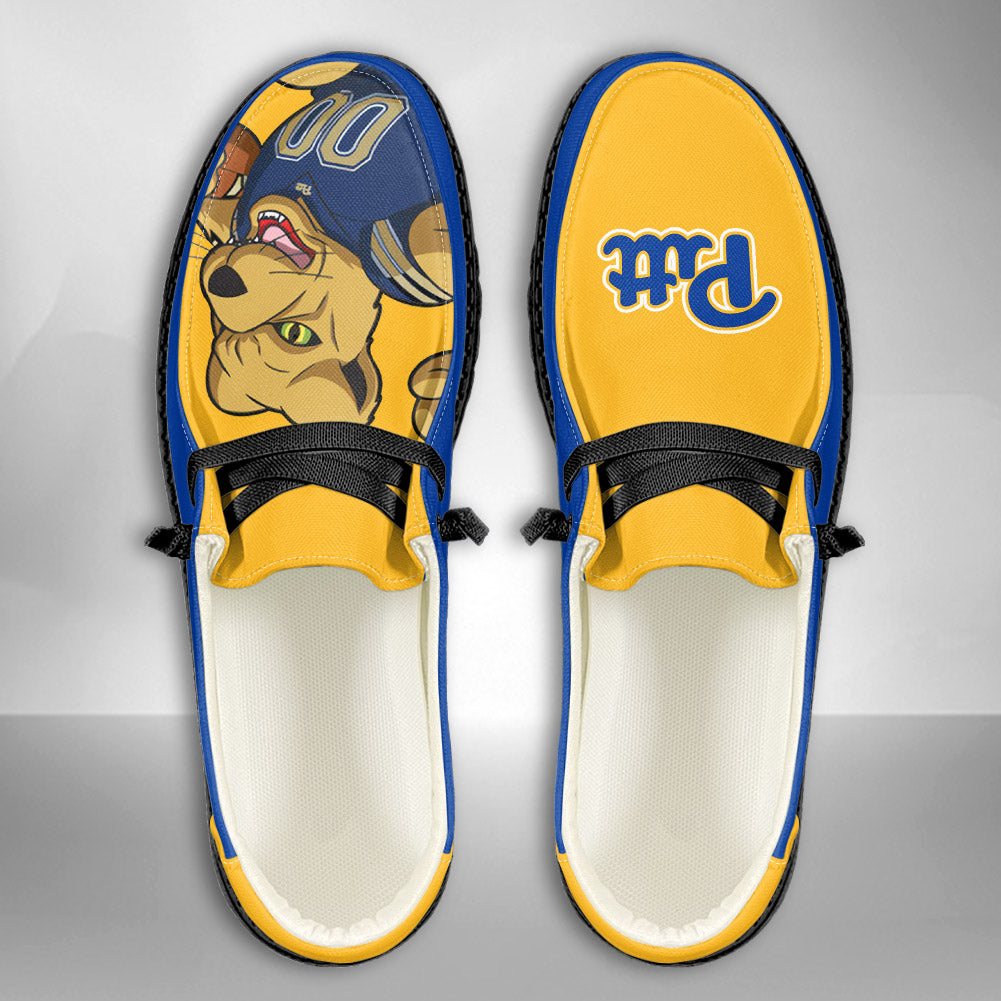 NCAA Pittsburgh Panthers - Custom Name Hey Dude Shoes 02