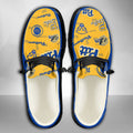 NCAA Pittsburgh Panthers Custom Name Hey Dude Shoes 02 M12