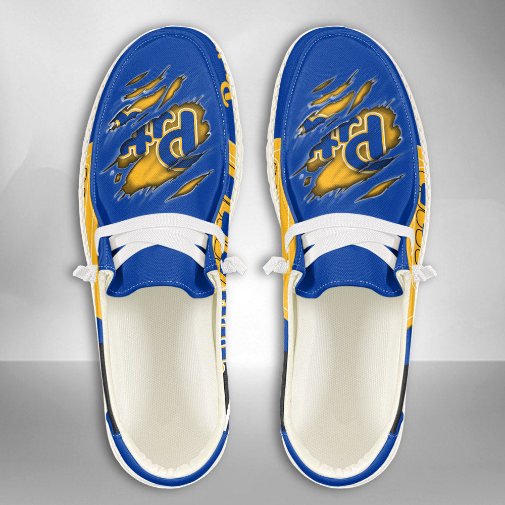 NCAA Pittsburgh Panthers Custom Name Hey Dude Shoes 07 M7