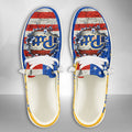 NCAA Pittsburgh Panthers Custom Name Hey Dude Shoes 07 M79