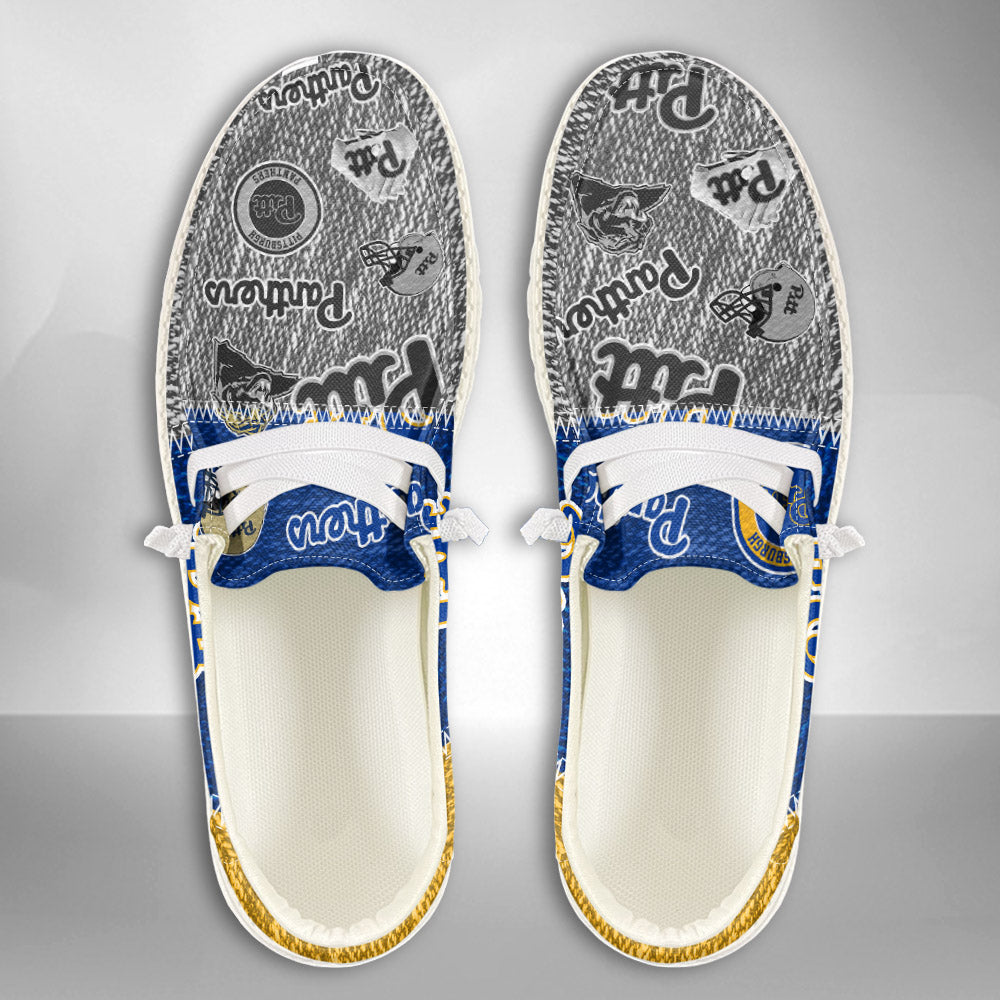 NCAA Pittsburgh Panthers Custom Name Hey Dude Shoes 08 M79
