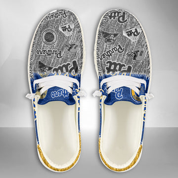 NCAA Pittsburgh Panthers Custom Name Hey Dude Shoes 08 M79