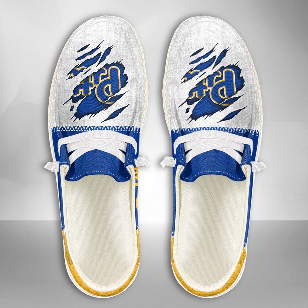 NCAA Pittsburgh Panthers Custom Name Hey Dude Shoes 09 M79