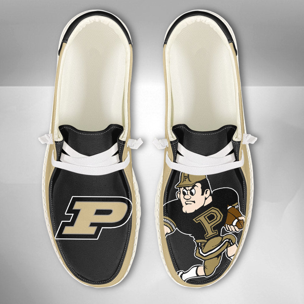 NCAA Purdue Boilermakers - Custom Name Hey Dude Shoes 02