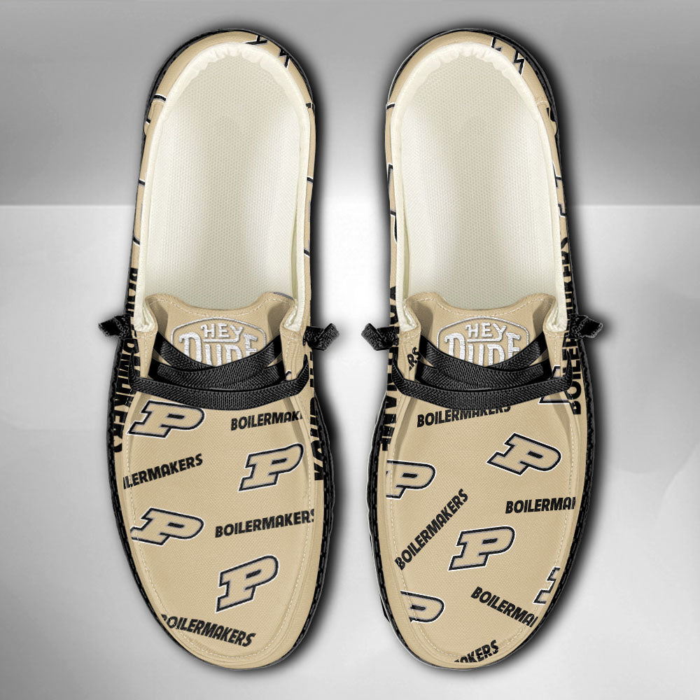 NCAA Purdue Boilermakers - Custom Name Hey Dude Shoes 02