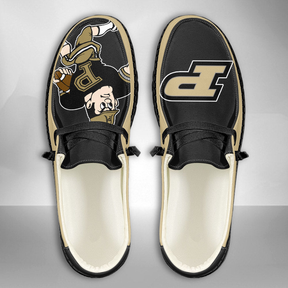 NCAA Purdue Boilermakers - Custom Name Hey Dude Shoes 02