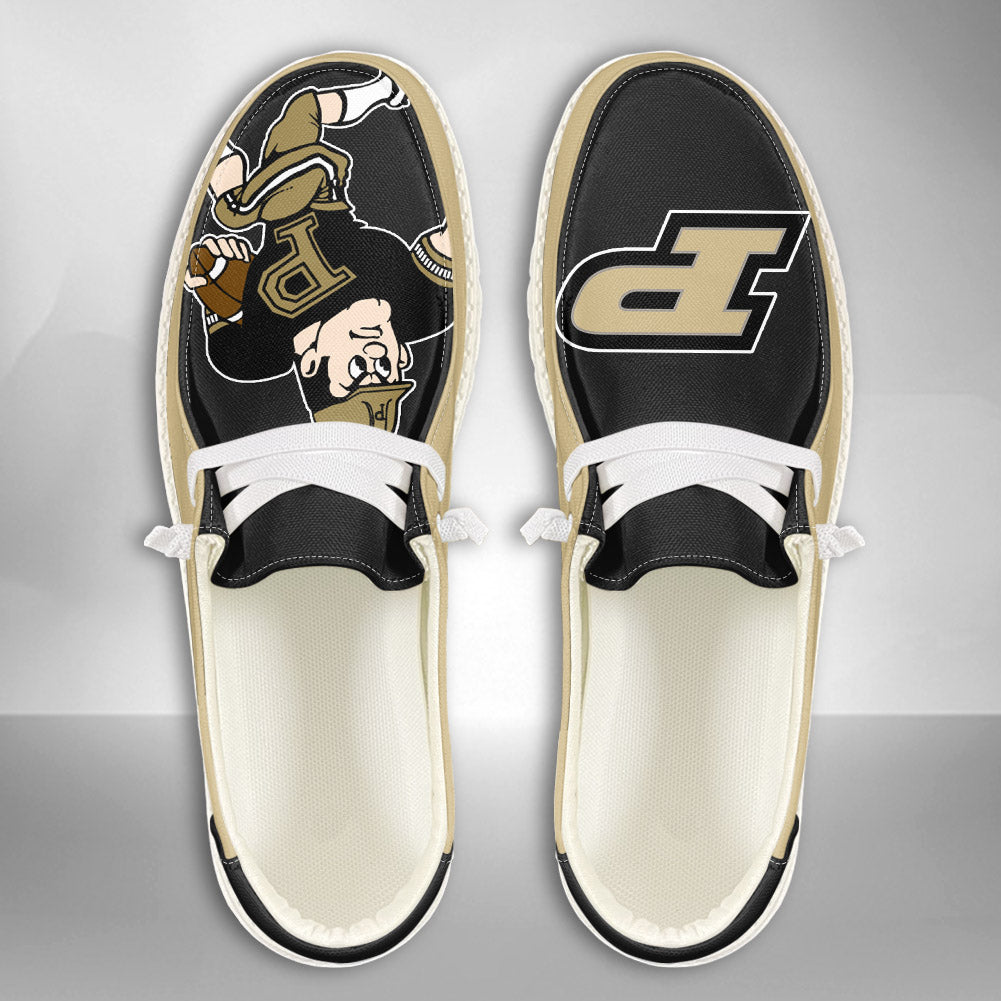 NCAA Purdue Boilermakers - Custom Name Hey Dude Shoes 02