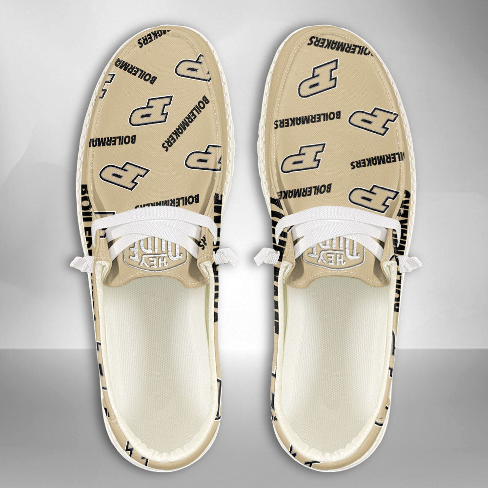 NCAA Purdue Boilermakers - Custom Name Hey Dude Shoes 02