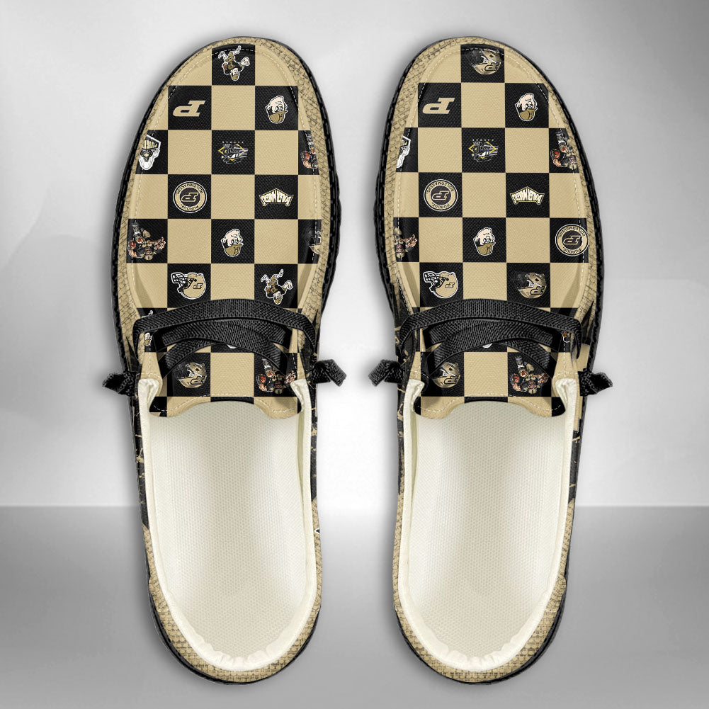 NCAA Purdue Boilermakers Custom Name Hey Dude Shoes 01 CH1