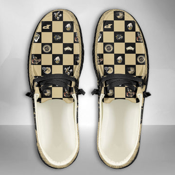 NCAA Purdue Boilermakers Custom Name Hey Dude Shoes 01 CH1