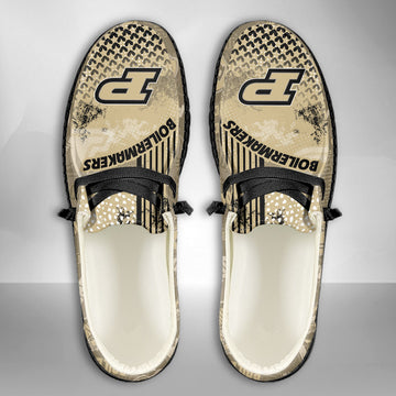 NCAA Purdue Boilermakers Custom Name Hey Dude Shoes 03 M7