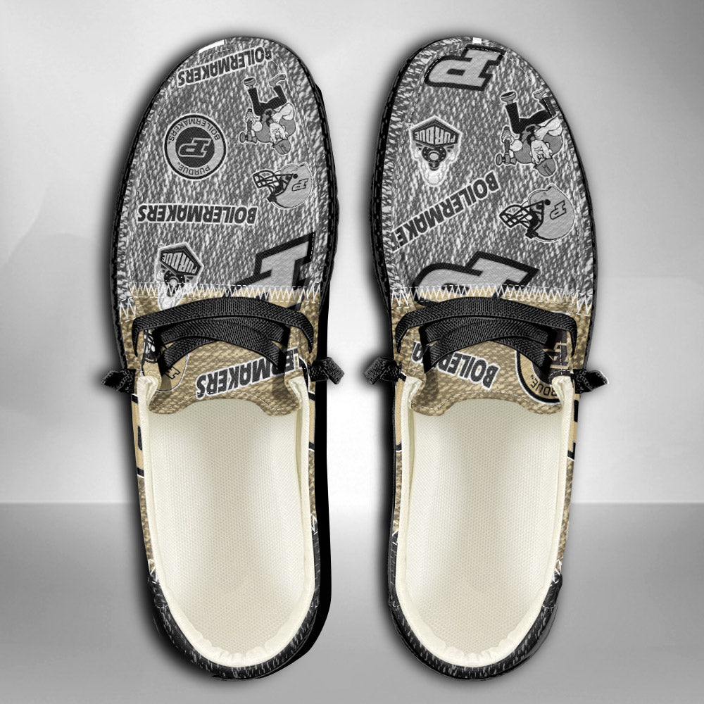 NCAA Purdue Boilermakers Custom Name Hey Dude Shoes 08 M79
