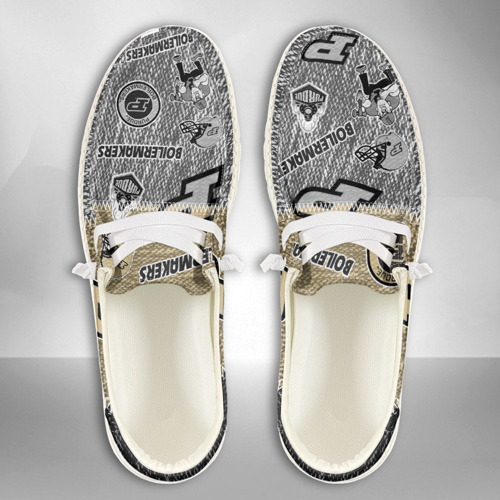 NCAA Purdue Boilermakers Custom Name Hey Dude Shoes 08 M79