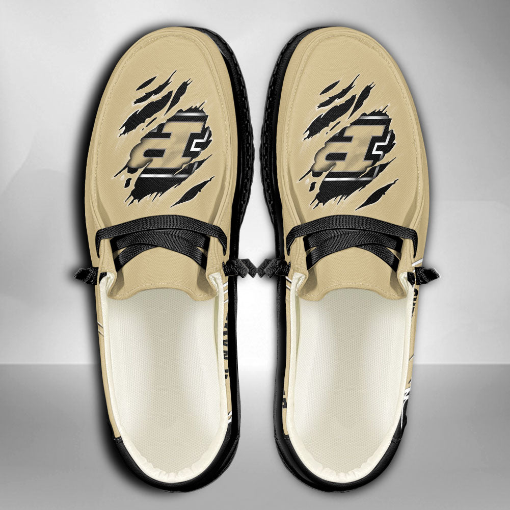 NCAA Purdue Boilermakers Custom Name Hey Dude Shoes 10 M79