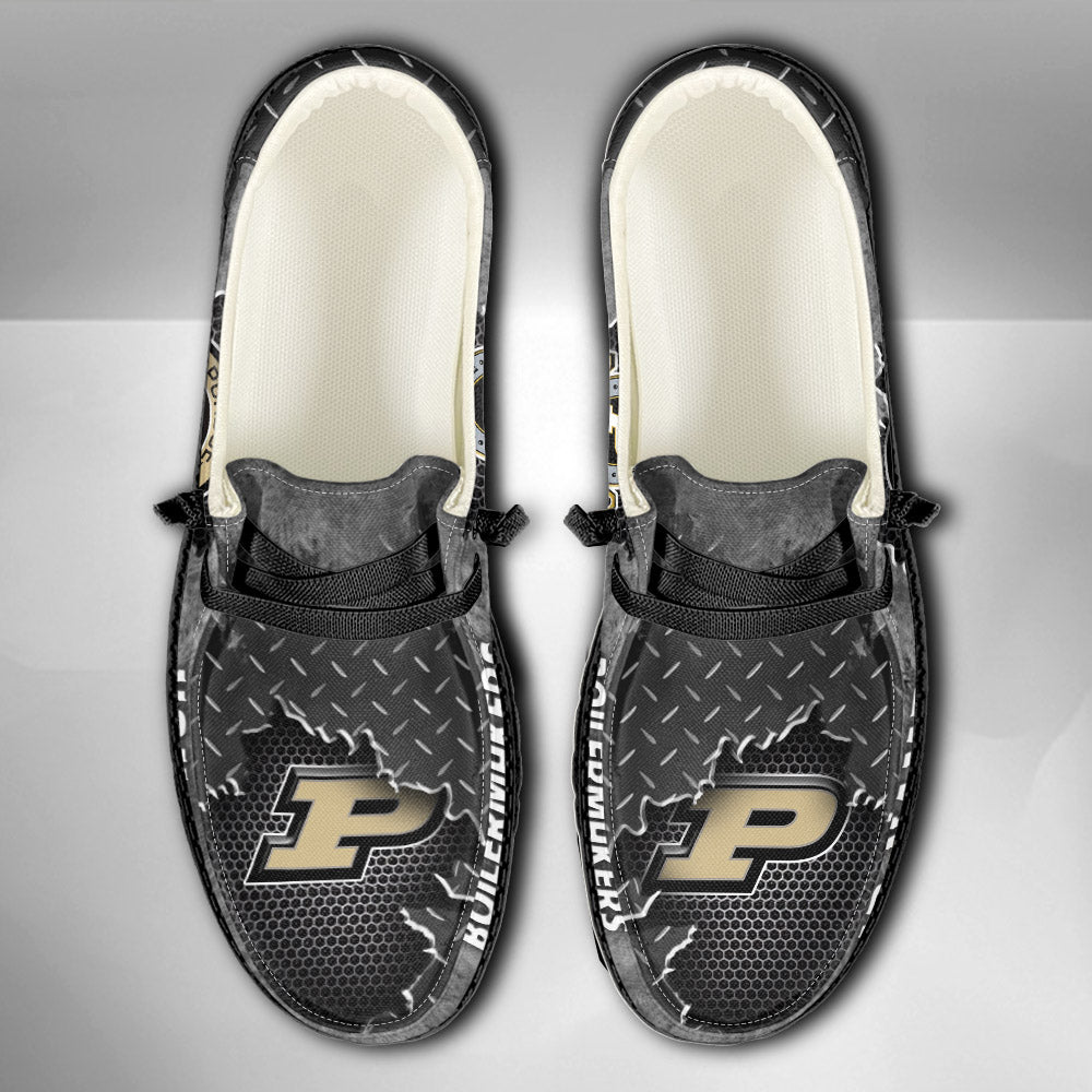 NCAA Purdue Boilermakers Custom Name Hey Dude Shoes 15 M79