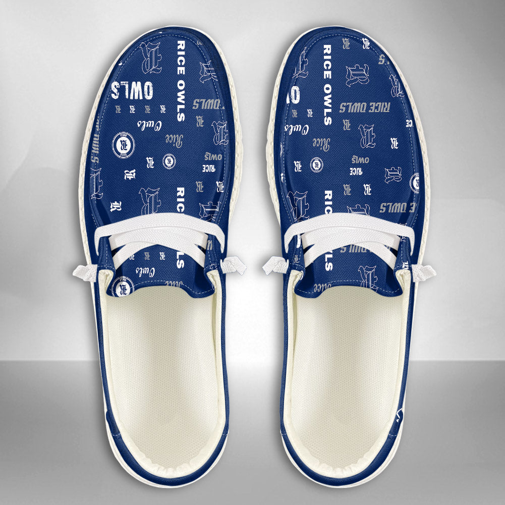 NCAA Rice Owls Custom Name Hey Dude Shoes 04 M7