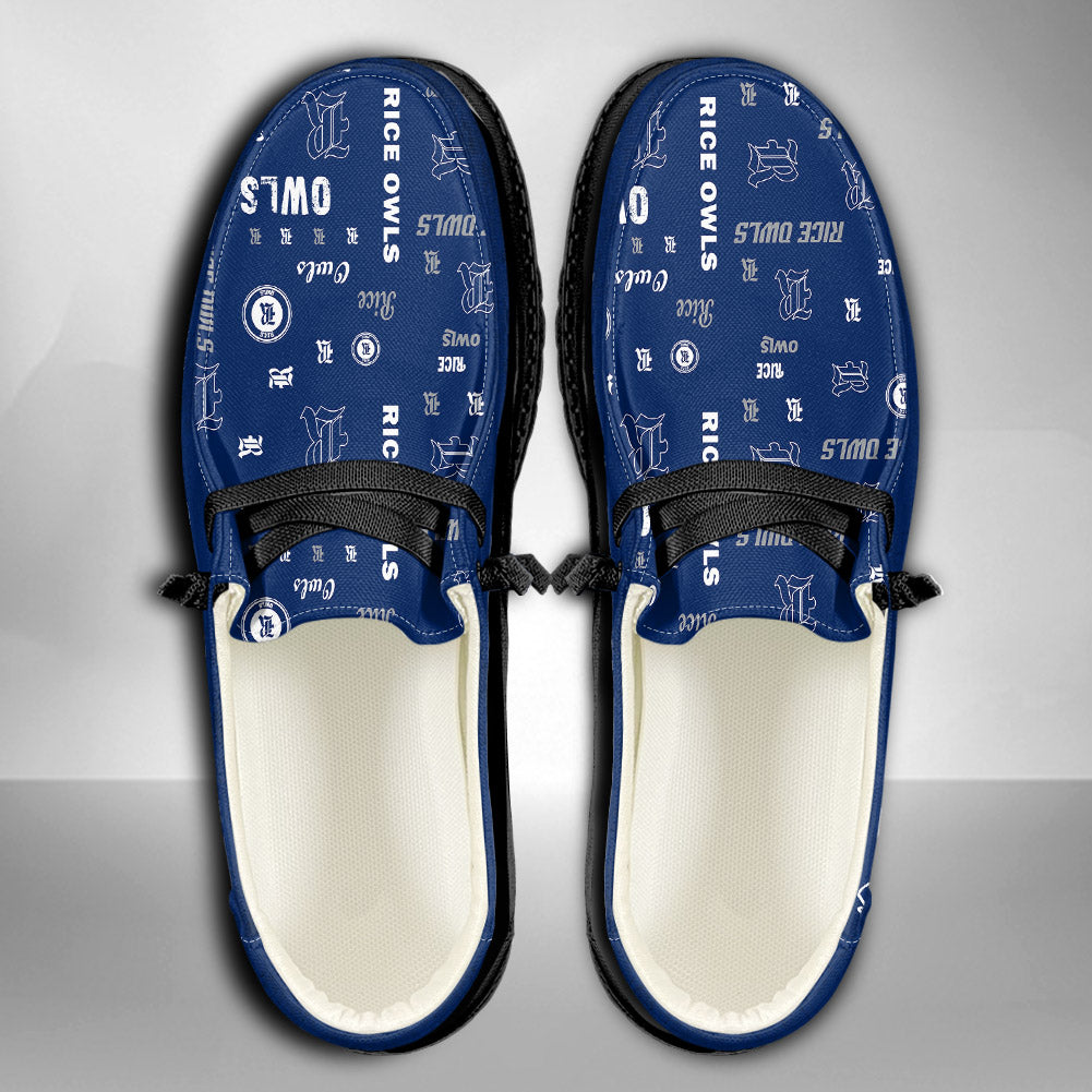 NCAA Rice Owls Custom Name Hey Dude Shoes 06 M79