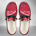 NCAA Rutgers Scarlet Knights Custom Name Hey Dude Shoes 03 M7