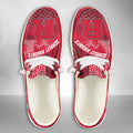 NCAA Rutgers Scarlet Knights Custom Name Hey Dude Shoes 03 M7