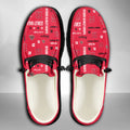 NCAA Rutgers Scarlet Knights Custom Name Hey Dude Shoes 04 M12