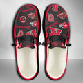 NCAA Rutgers Scarlet Knights Custom Name Hey Dude Shoes 04 M79