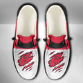 NCAA Rutgers Scarlet Knights Custom Name Hey Dude Shoes 09 M79