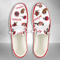 NCAA San Diego State Aztecs Custom Name Hey Dude Shoes 04 M79