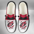 NCAA San Diego State Aztecs Custom Name Hey Dude Shoes 09 M79