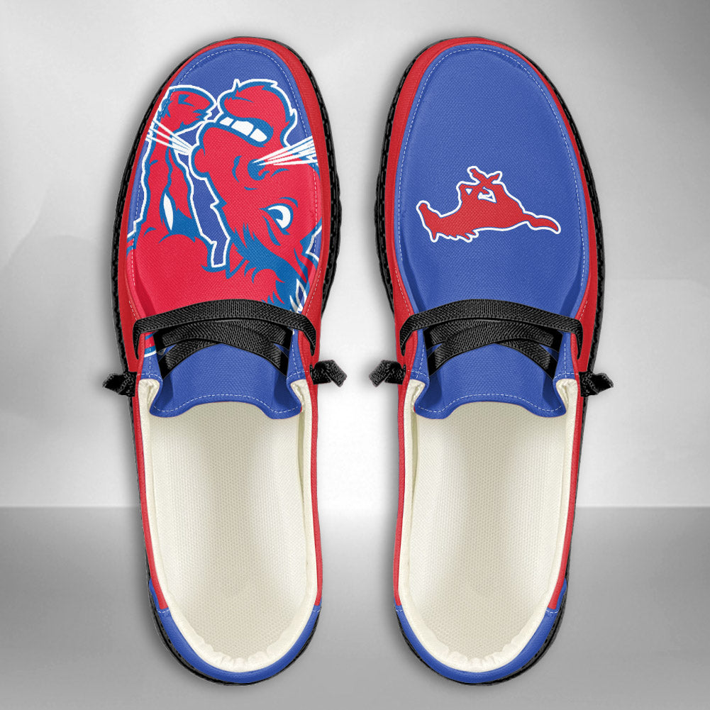 NCAA SMU Mustangs - Custom Name Hey Dude Shoes 02