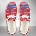 NCAA SMU Mustangs Custom Name Hey Dude Shoes 05 M7