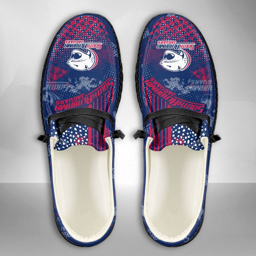 NCAA South Alabama Jaguars Custom Name Hey Dude Shoes 03 M7
