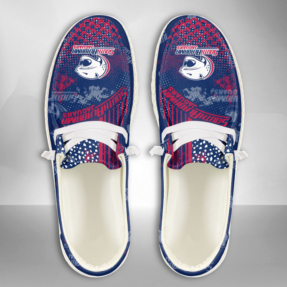 NCAA South Alabama Jaguars Custom Name Hey Dude Shoes 03 M7