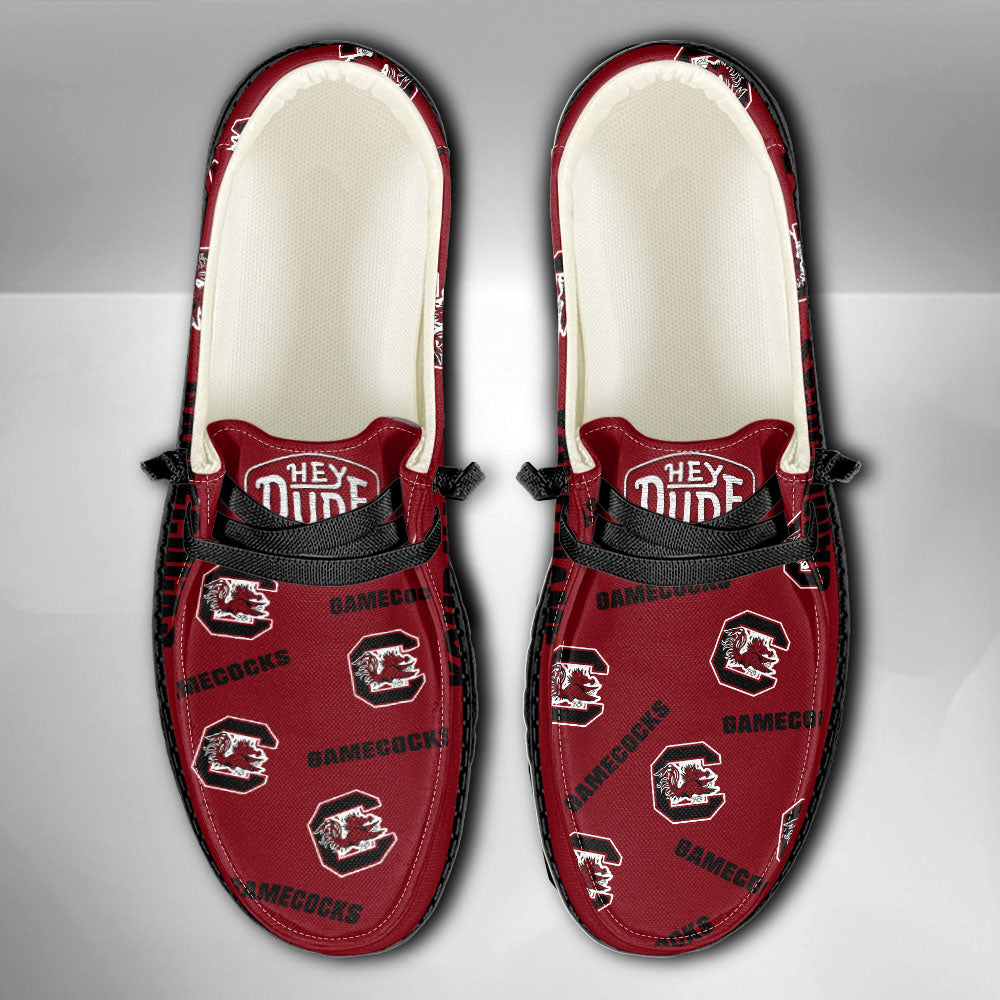 NCAA South Carolina Gamecocks - Custom Name Hey Dude Shoes 02
