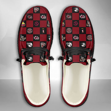 NCAA South Carolina Gamecocks Custom Name Hey Dude Shoes 01 CH1