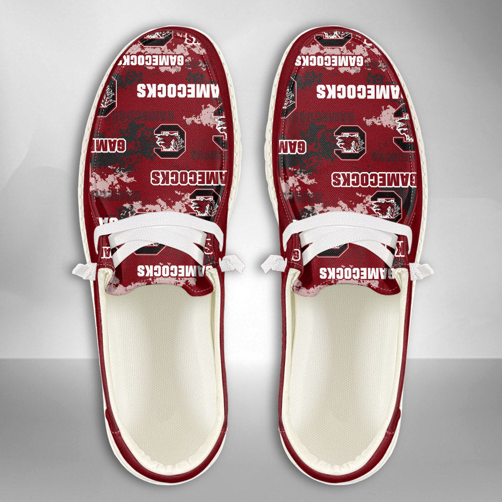NCAA South Carolina Gamecocks Custom Name Hey Dude Shoes 05 M79
