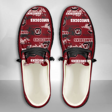 NCAA South Carolina Gamecocks Custom Name Hey Dude Shoes 05 M79