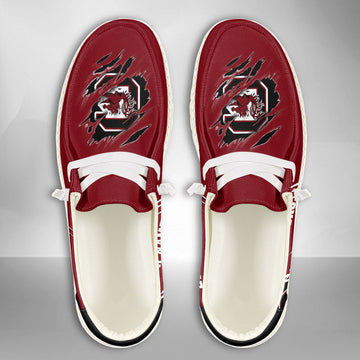 NCAA South Carolina Gamecocks Custom Name Hey Dude Shoes 06 M7