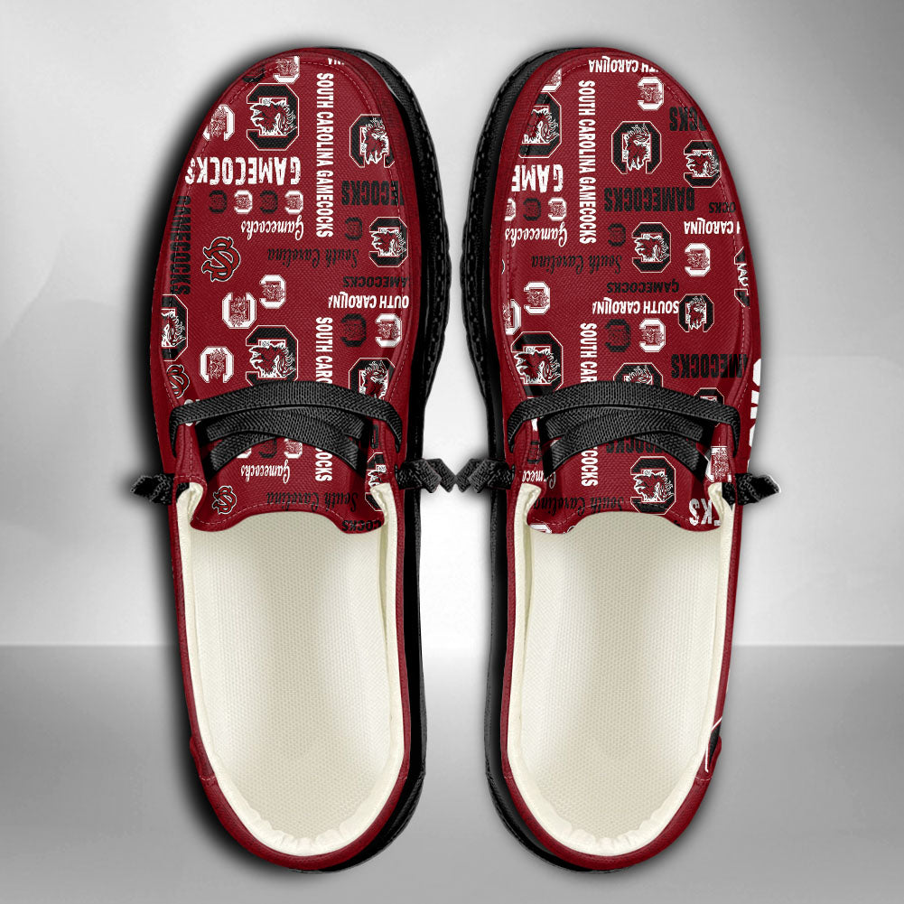 NCAA South Carolina Gamecocks Custom Name Hey Dude Shoes 06 M79