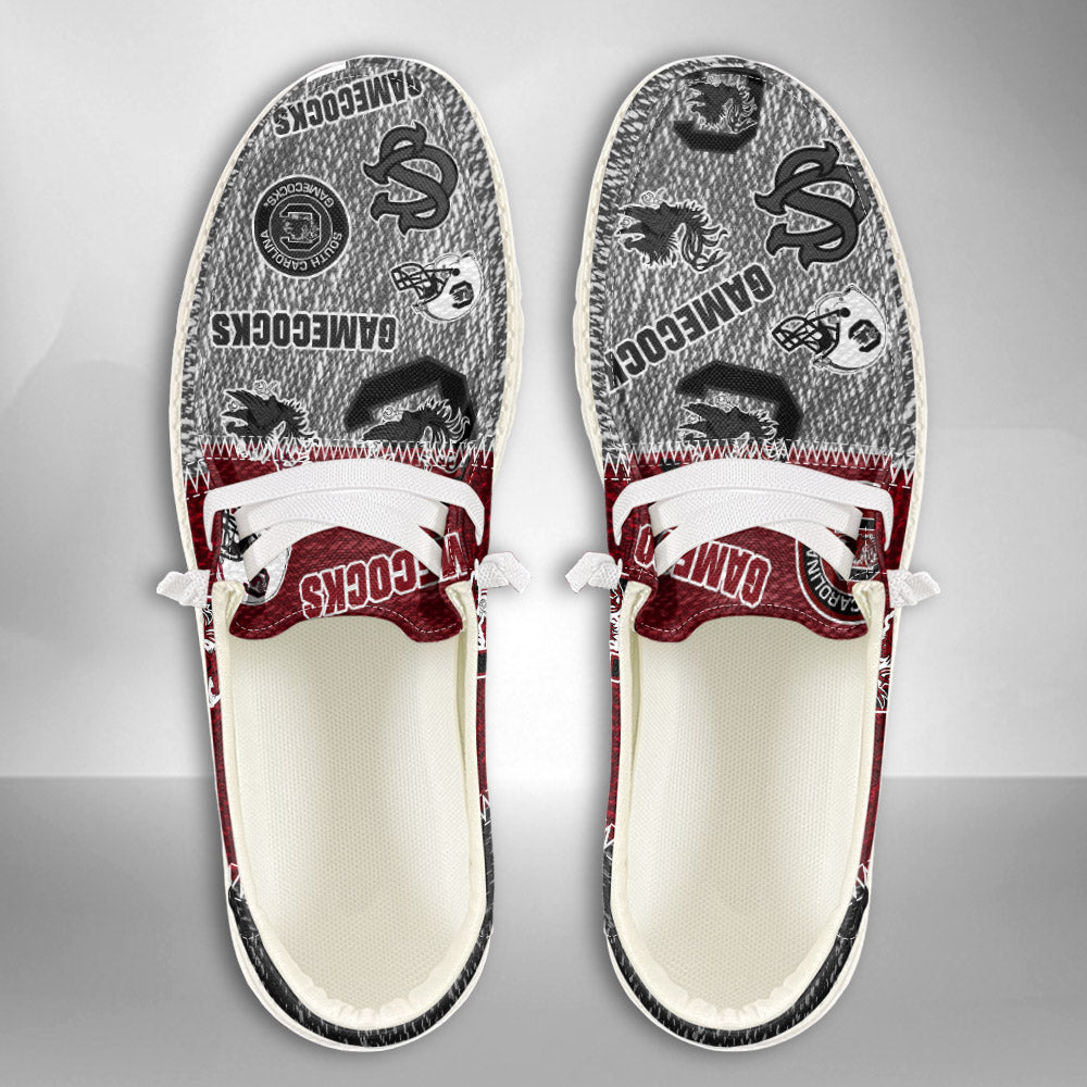 NCAA South Carolina Gamecocks Custom Name Hey Dude Shoes 08 M79