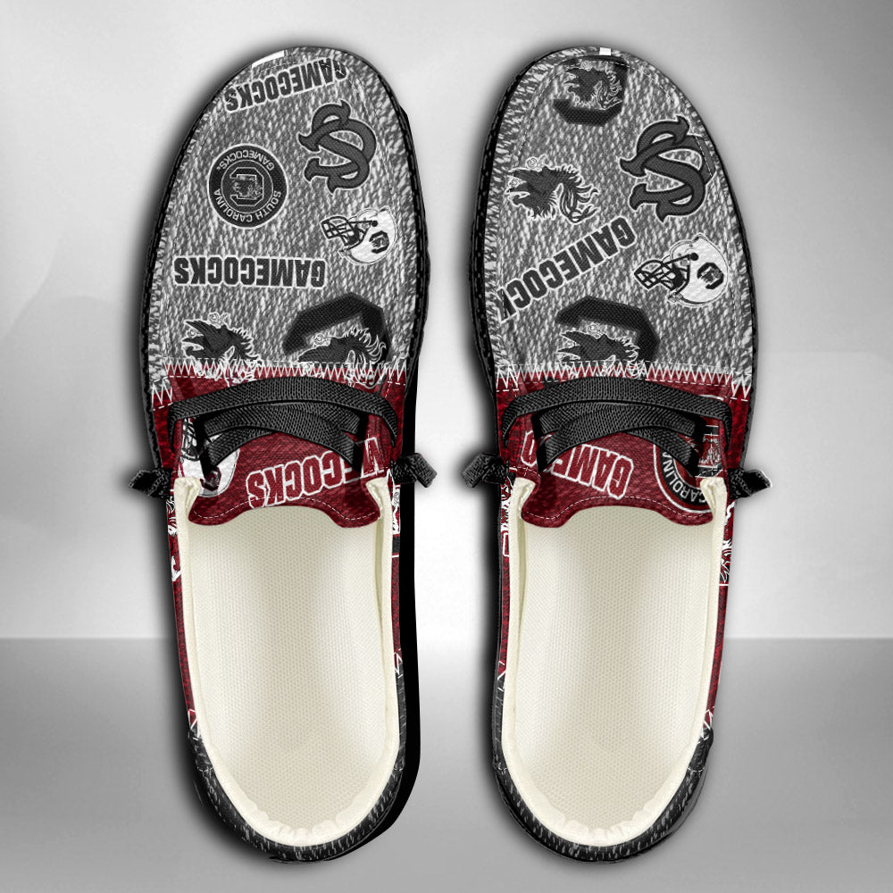 NCAA South Carolina Gamecocks Custom Name Hey Dude Shoes 08 M79