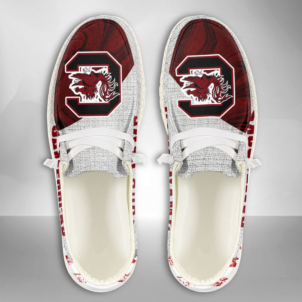 NCAA South Carolina Gamecocks Custom Name Hey Dude Shoes 13 M79