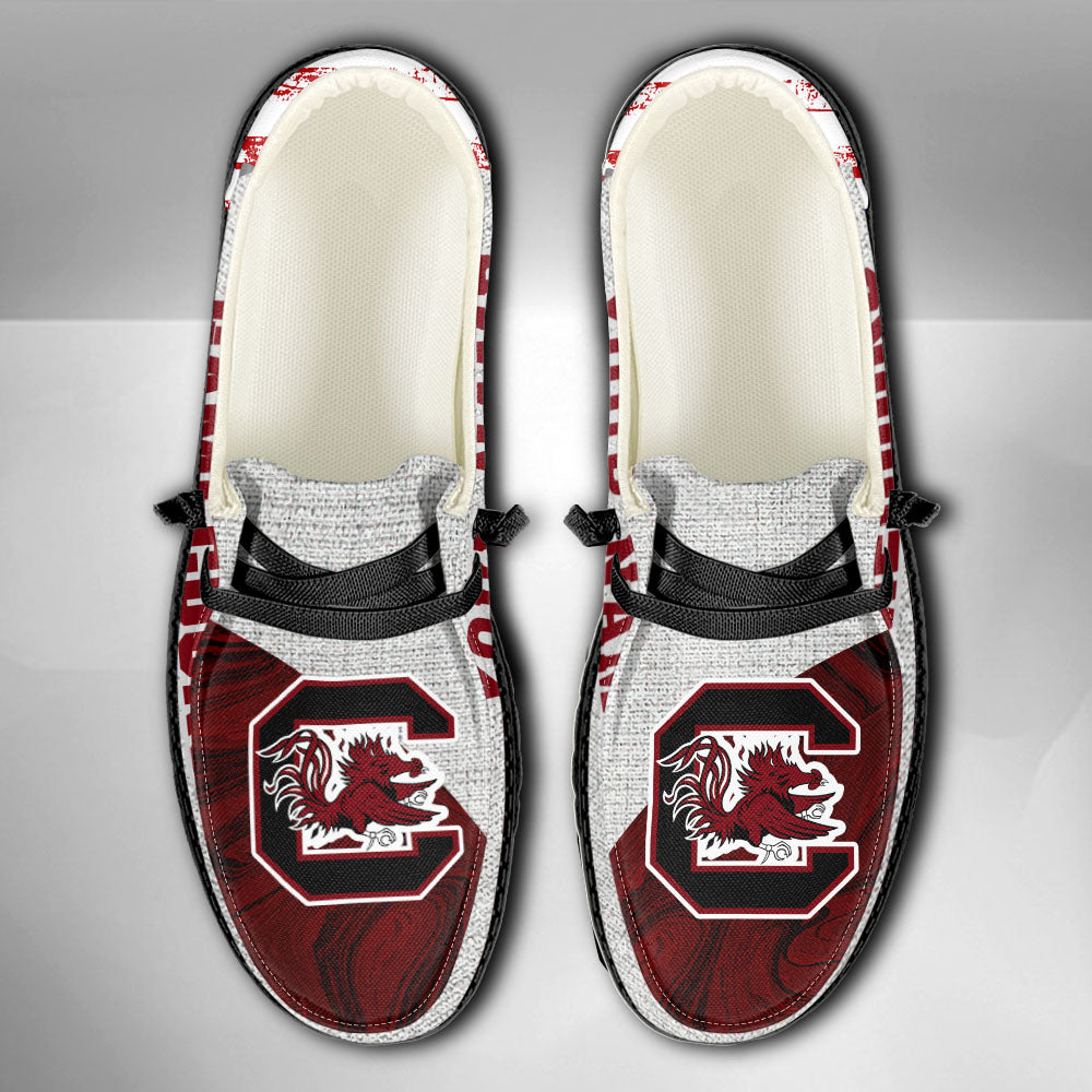 NCAA South Carolina Gamecocks Custom Name Hey Dude Shoes 13 M79