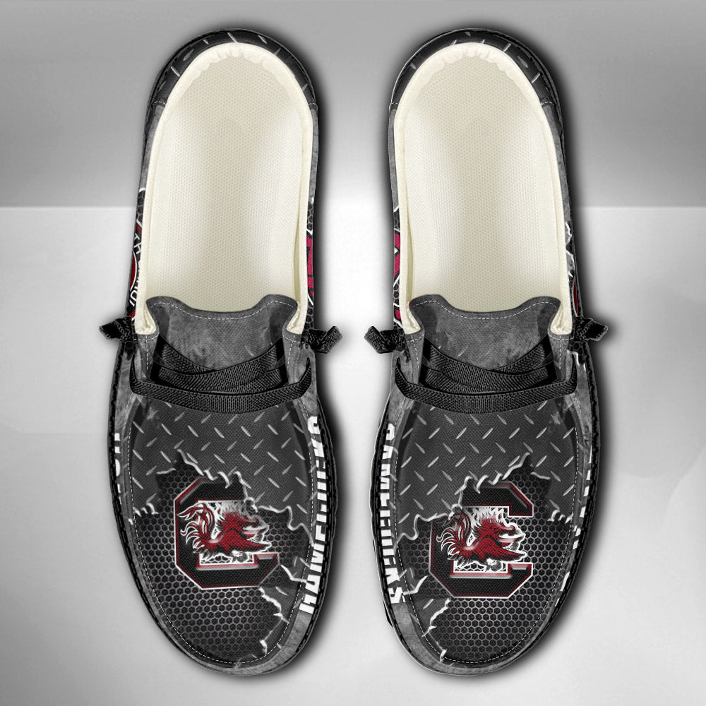 NCAA South Carolina Gamecocks Custom Name Hey Dude Shoes 15 M79