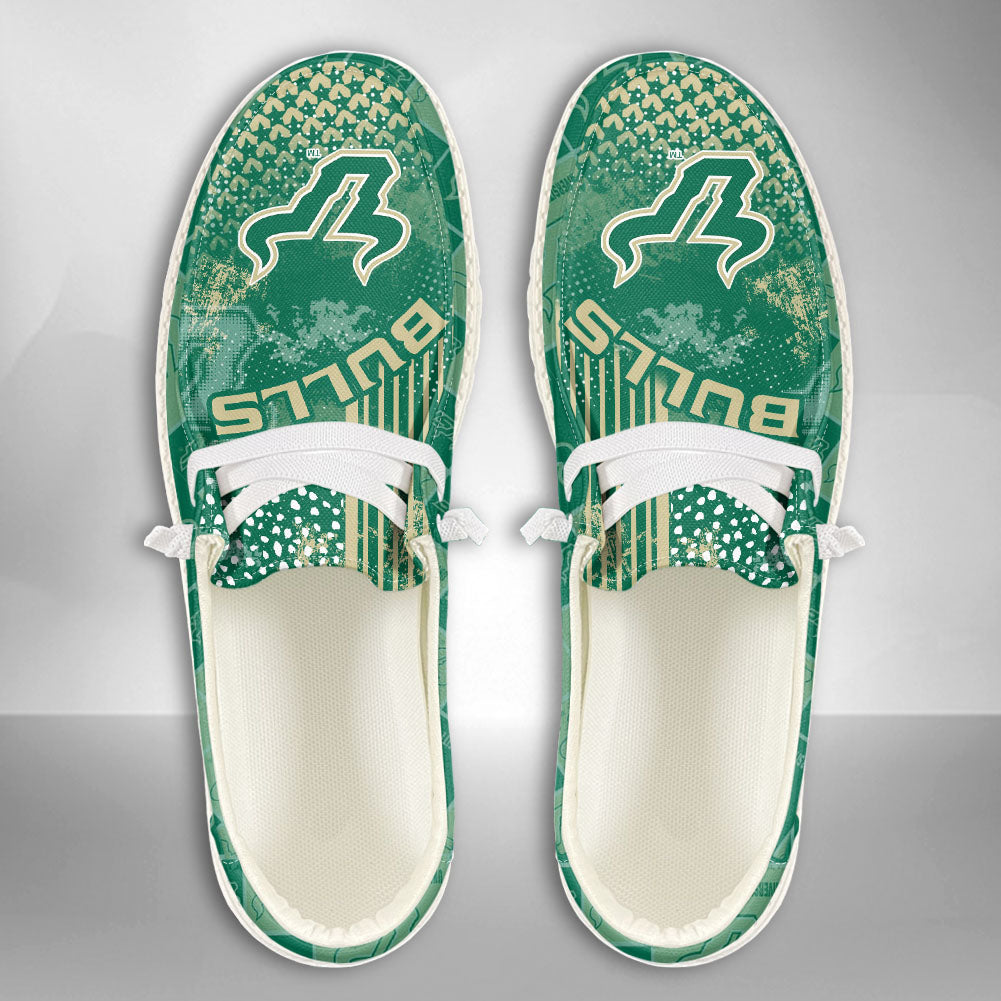 NCAA South Florida Bulls Custom Name Hey Dude Shoes 03 M7