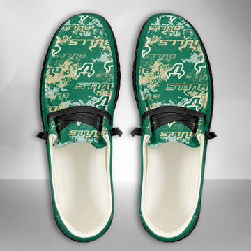 NCAA South Florida Bulls Custom Name Hey Dude Shoes 05 M79